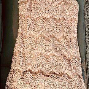 Elegant Lace Sleeveless Dress